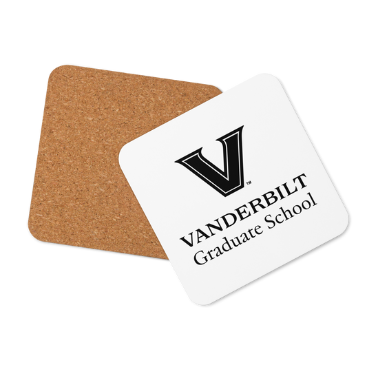 VU Grad School Cork-back coaster