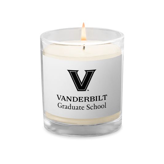 VU Grad School Glass jar soy wax candle