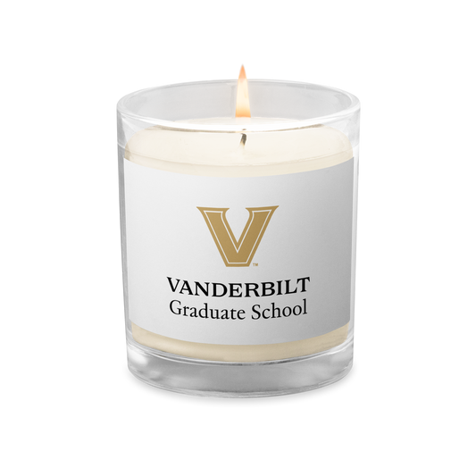 VU Grad School Glass jar soy wax candle