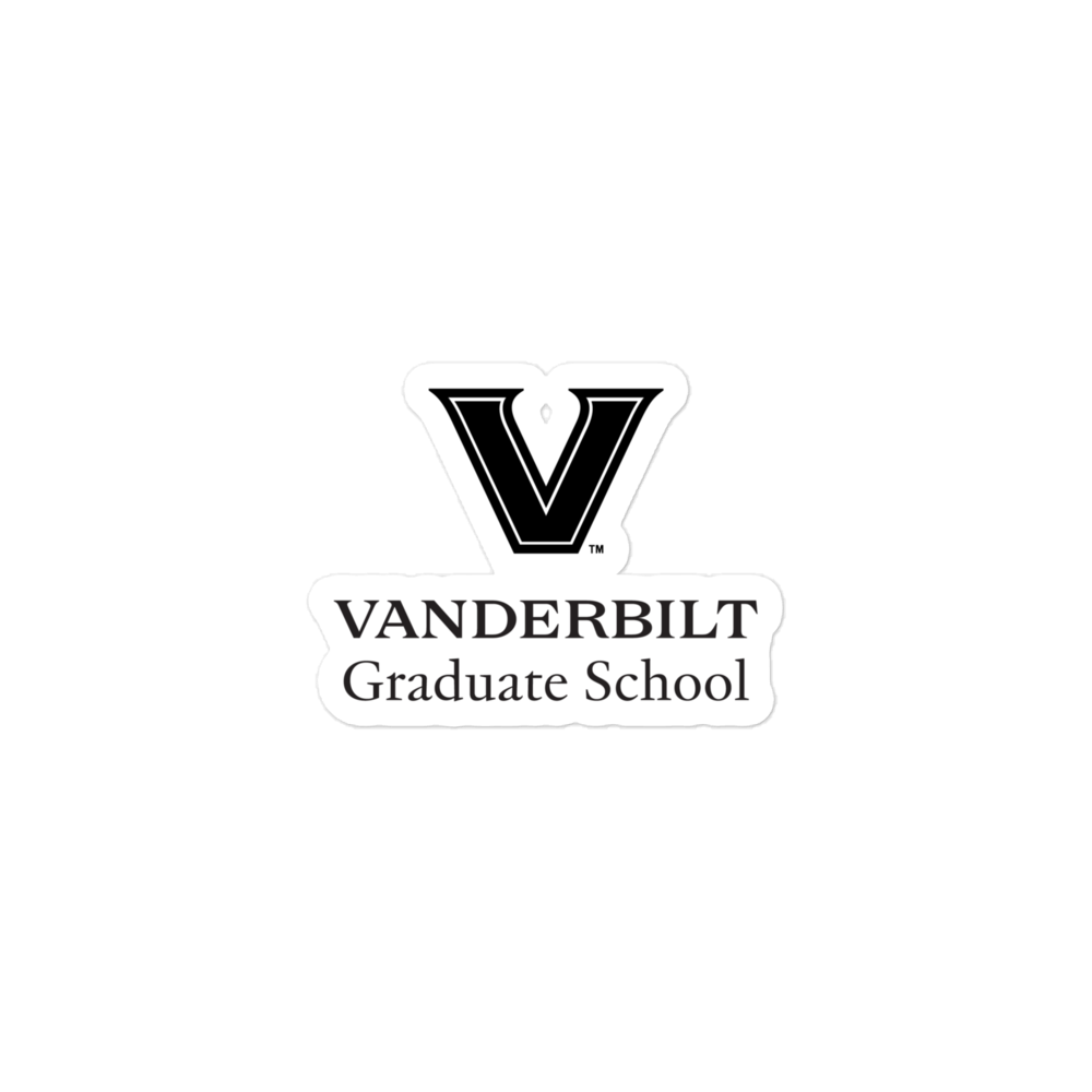 VU Grad School Bubble-free stickers