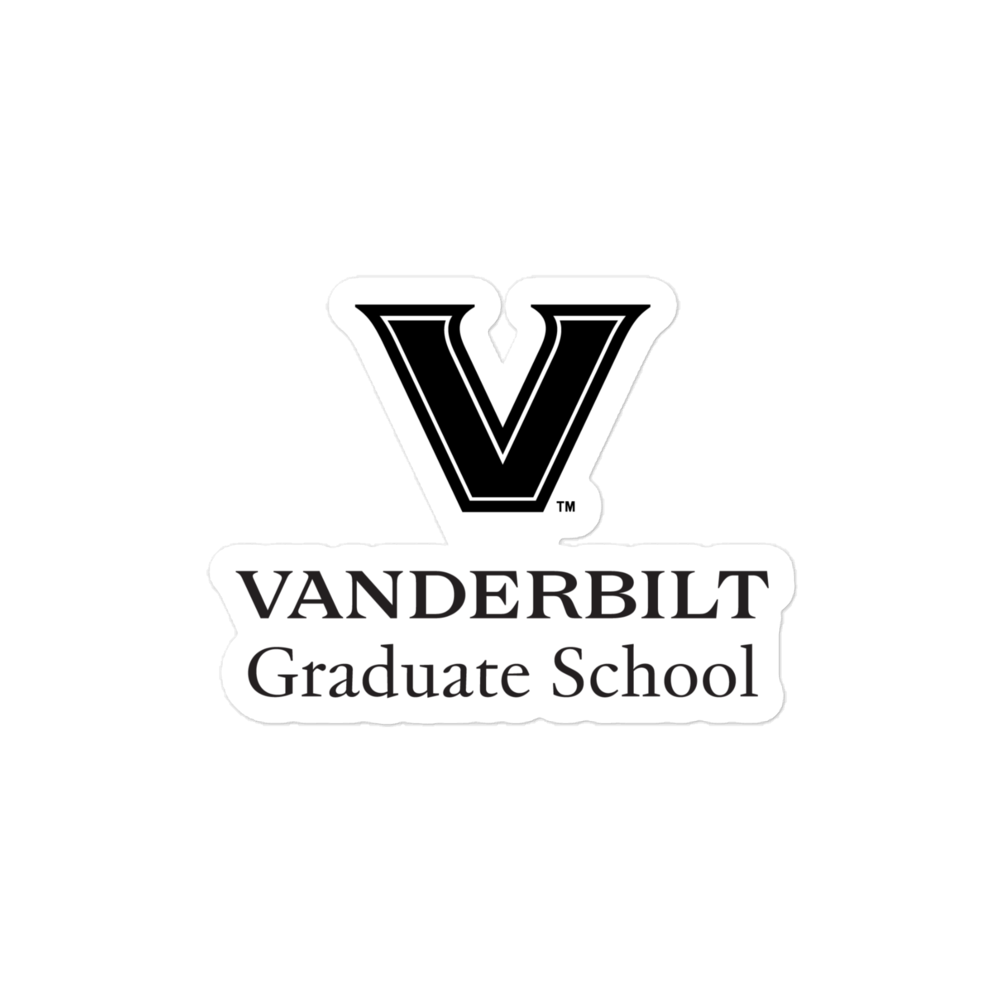 VU Grad School Bubble-free stickers