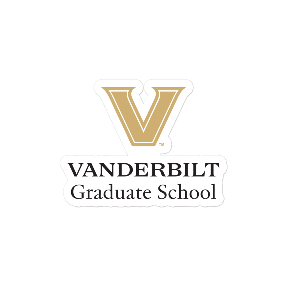 VU Grad School Bubble-free stickers