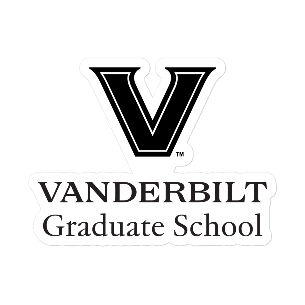 VU Grad School Bubble-free stickers