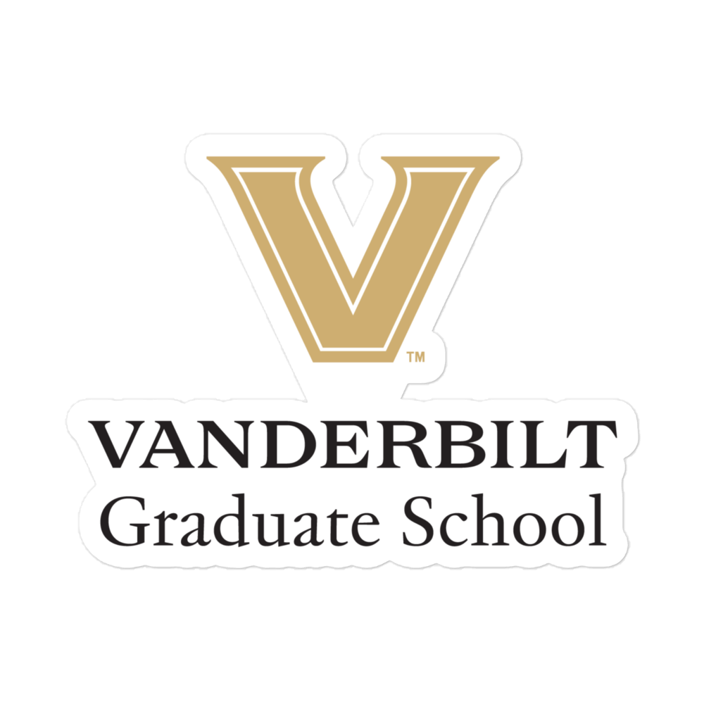 VU Grad School Bubble-free stickers