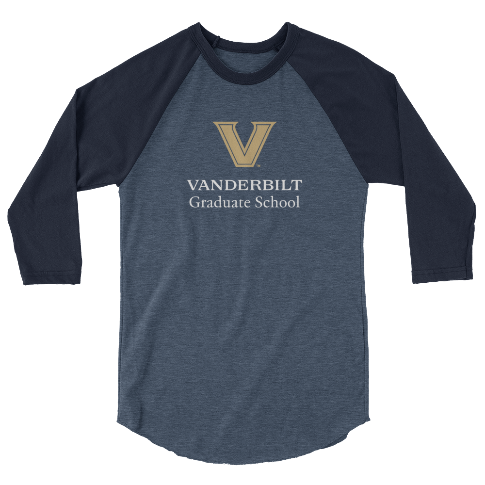 VU Grad School 3/4 sleeve raglan shirt