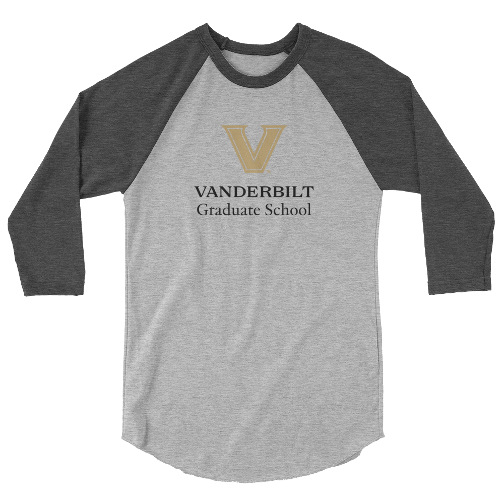 VU Grad School 3/4 sleeve raglan shirt